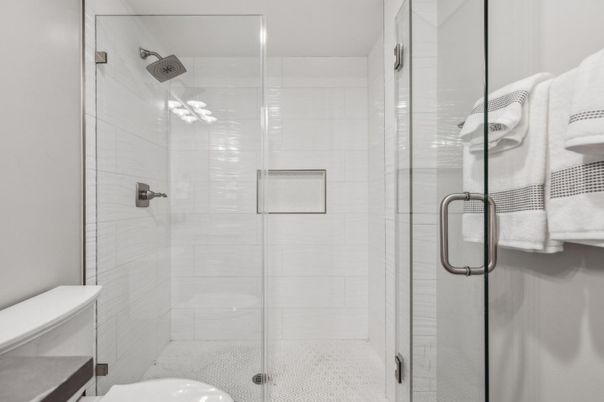 Bathroom, Glass Shower, Interior