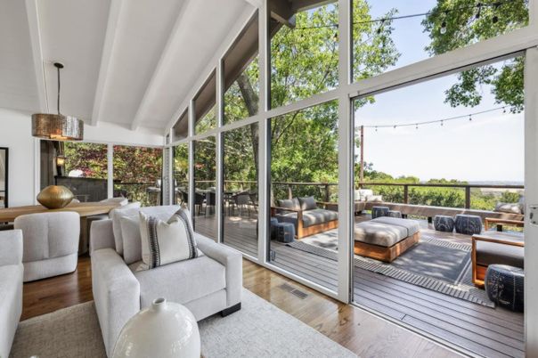 Interior, Pendant Lights, Sun Room, Wood Texture Flooring