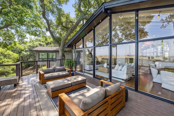 Exterior, Wood Texture Flooring