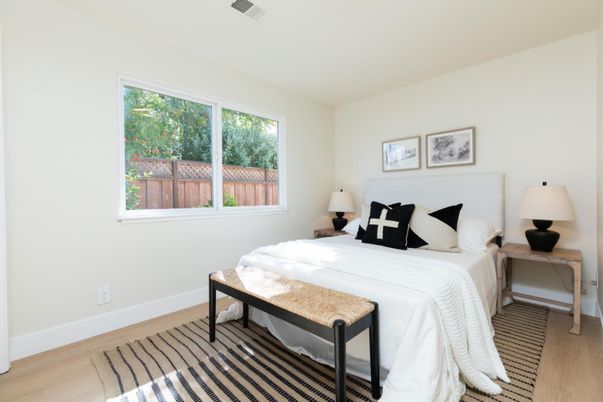 Bedroom, Interior, Wood Texture Flooring