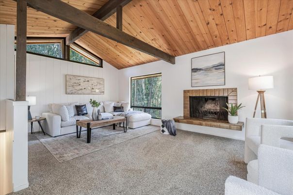 Fireplace, Interior, Living room, Wooden Beams, Wooden Ceilings