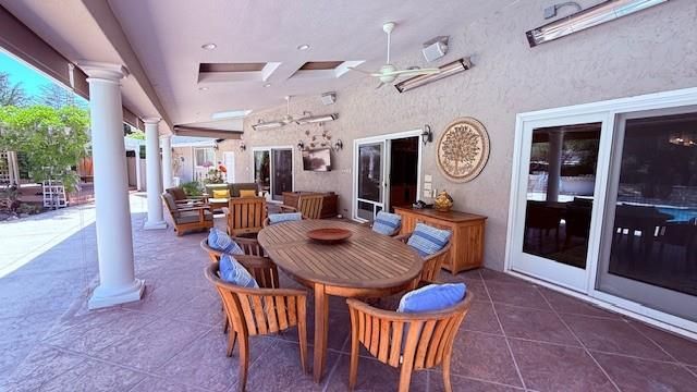 Dining room, Exterior, Recessed Lighting