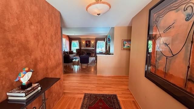 Fireplace, Interior, Wood Texture Flooring