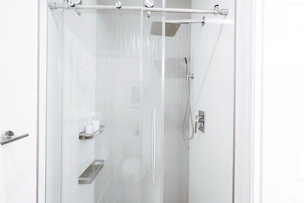 Bathroom, Glass Shower, Interior