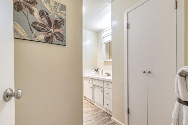 Bathroom, Interior, Wood Texture Flooring
