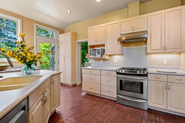 Interior, Kitchen, Recessed Lighting, Stainless Steel Appliances