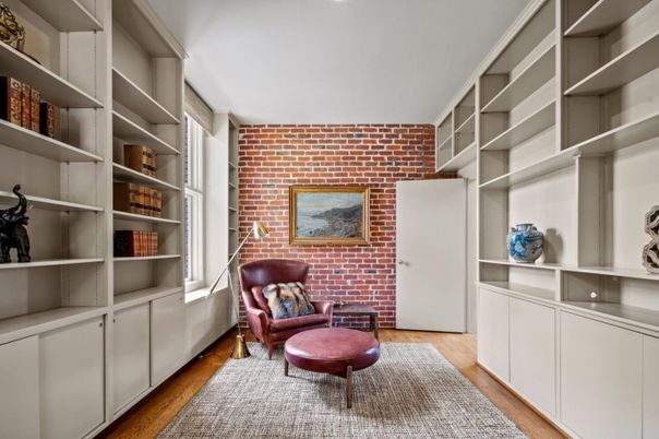 Interior, Stone Walls, Wood Texture Flooring