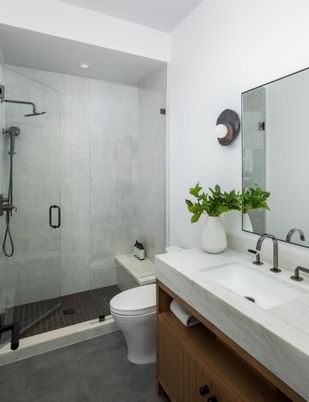Bathroom, Glass Shower, Interior