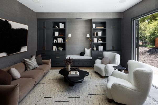 Interior, Living room, Recessed Lighting
