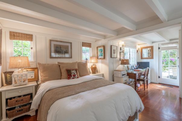 Bedroom, Home Office, Interior, Wood Texture Flooring