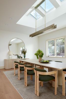 Dining room, Interior, Wood Texture Flooring