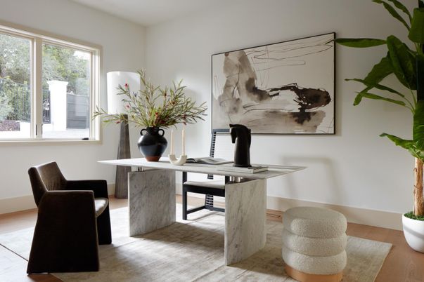 Home Office, Interior, Wood Texture Flooring