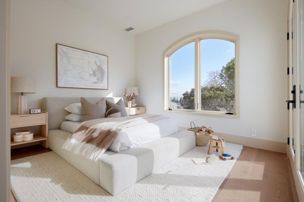 Bedroom, Interior, Wood Texture Flooring