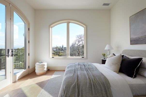 Bedroom, Interior, Wood Texture Flooring