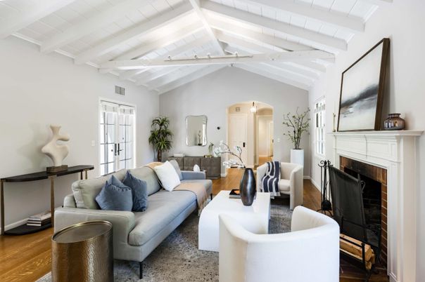 Fireplace, Interior, Living room, Wood Texture Flooring