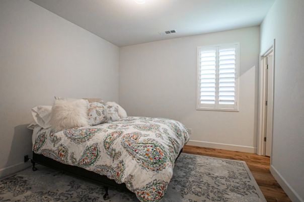 Bedroom, Interior, Wood Texture Flooring
