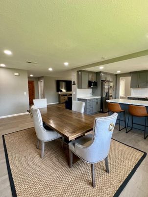 Dining room, Interior, Kitchen, Recessed Lighting, Stainless Steel Appliances