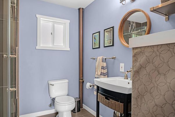 Bathroom, Interior, Wood Texture Flooring