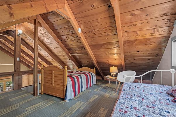 Bedroom, Interior, Wooden Beams, Wooden Ceilings, Wooden Walls