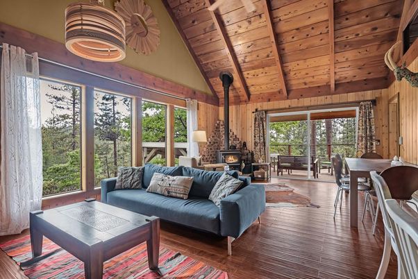 Dining room, Fireplace, Interior, Living room, Wooden Beams, Wooden Ceilings, Wood Texture Flooring, Wooden Walls