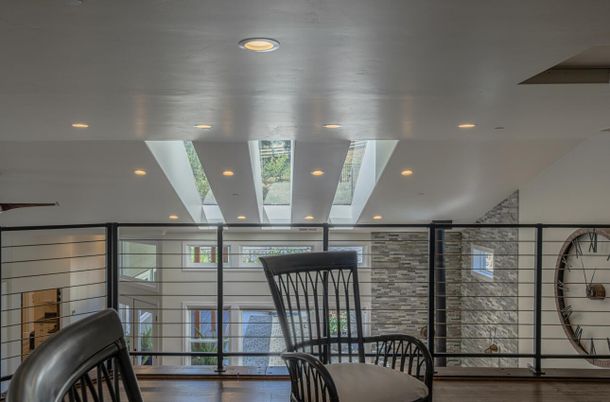 Interior, Recessed Lighting, Stone Walls