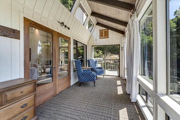 Interior, Sun Room, Wooden Beams