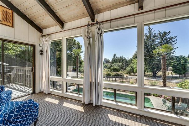 Interior, Sun Room, Wooden Beams, Wooden Ceilings