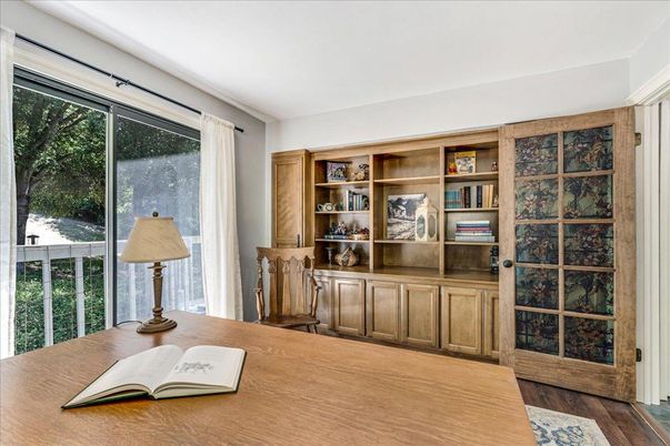 Home Office, Interior, Wood Texture Flooring