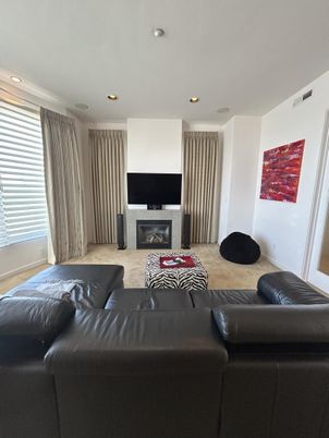 Fireplace, Interior, Living room, Recessed Lighting