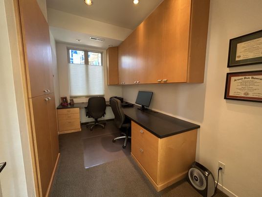 Home Office, Interior, Recessed Lighting