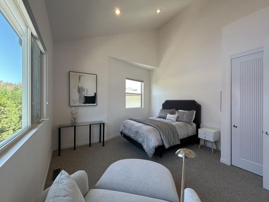 Bedroom, Interior, Recessed Lighting