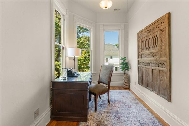Home Office, Interior, Wood Texture Flooring