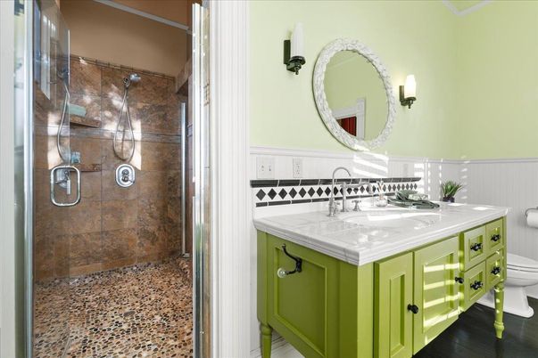 Bathroom, Glass Shower, Interior