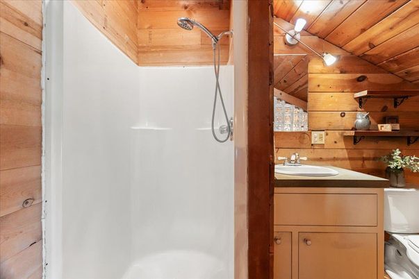 Bathroom, Interior, Wooden Beams, Wooden Ceilings, Wooden Walls