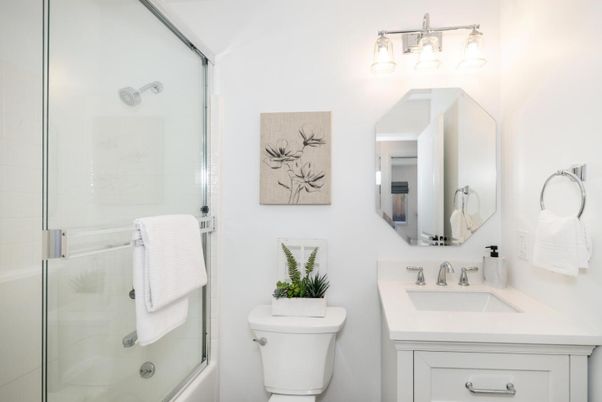 Bathroom, Glass Shower, Interior