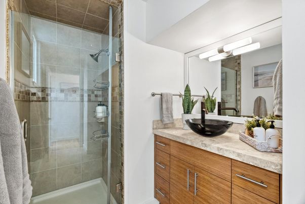 Bathroom, Glass Shower, Interior