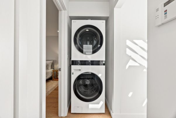 Interior, Utility Closets, Washer, Wood Texture Flooring