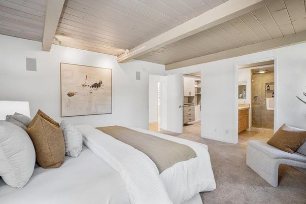 Bedroom, Interior, Wooden Ceilings