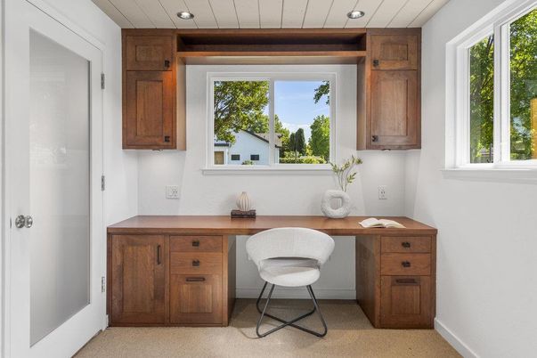 Home Office, Interior, Recessed Lighting