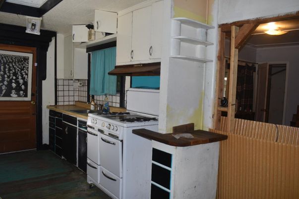 Interior, Kitchen, Wood Texture Flooring