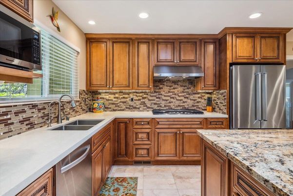 Interior, Kitchen, Recessed Lighting, Stainless Steel Appliances
