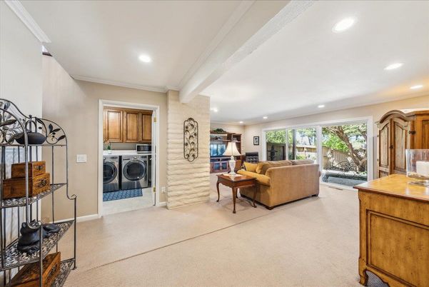 Interior, Living room, Recessed Lighting, Utility Closets, Washer