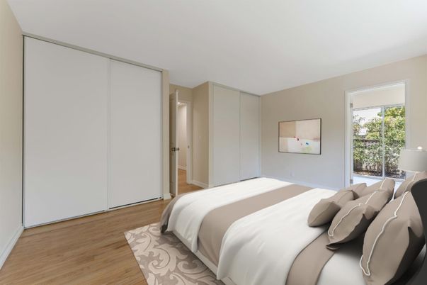 Bedroom, Interior, Wood Texture Flooring