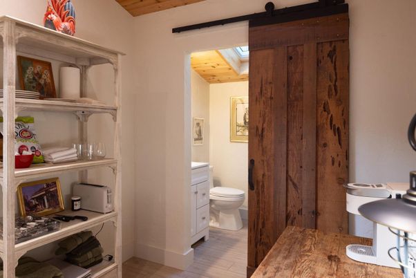 Bathroom, Interior, Wooden Ceilings, Wood Texture Flooring