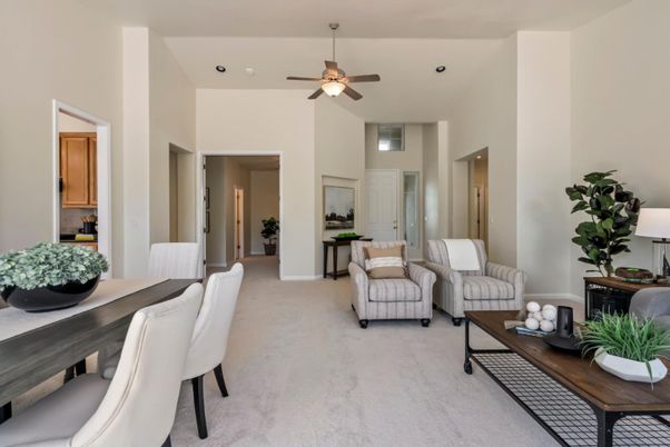 Dining room, Interior, Living room, Recessed Lighting