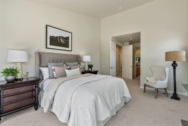 Bedroom, Interior, Recessed Lighting