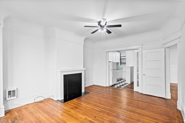 Empty room, Fireplace, Interior, Wood Texture Flooring