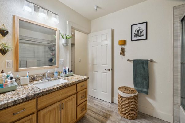 Bathroom, Interior, Wood Texture Flooring