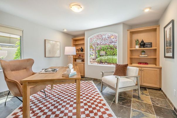 Home Office, Interior, Recessed Lighting
