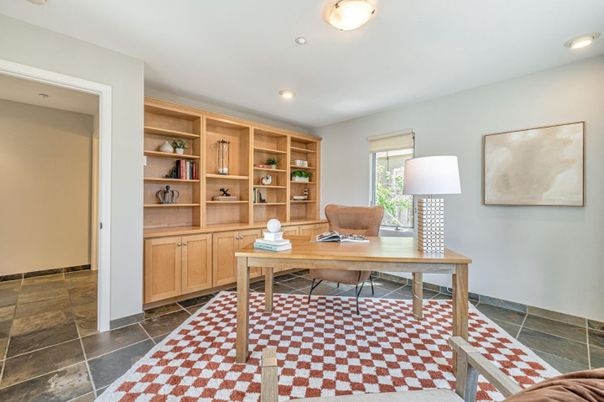 Home Office, Interior, Recessed Lighting